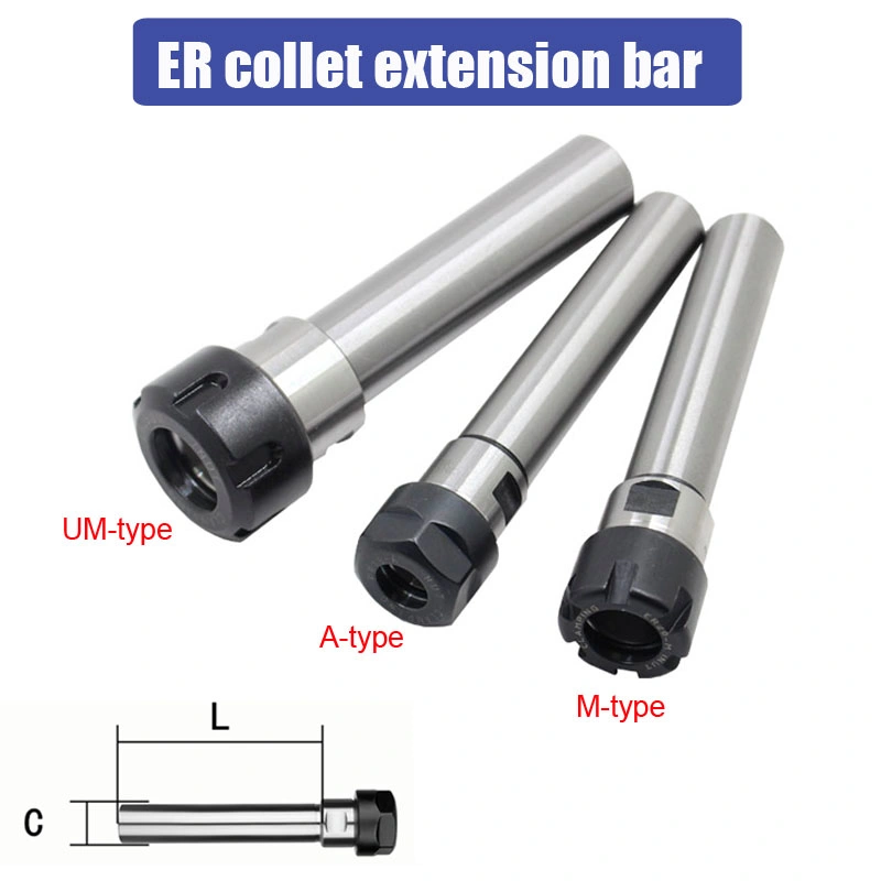 Chuck Holder Extension Bar Precision Straight Shank Collet Er40 32 25 20 16