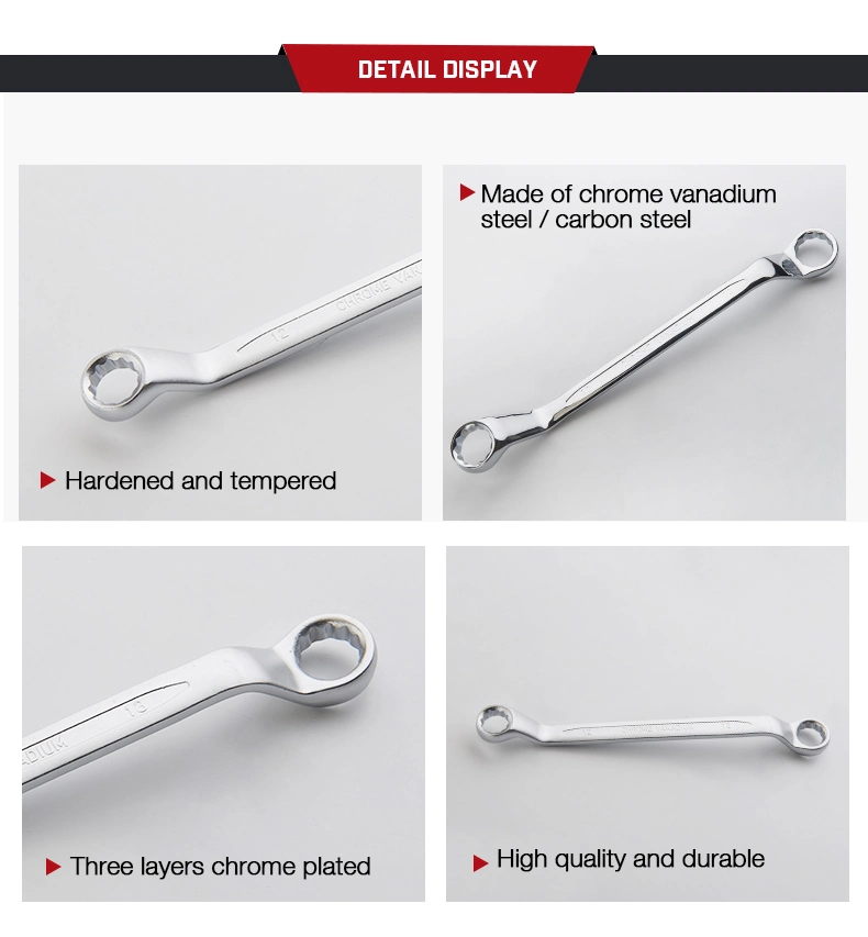 Economic 8PS (5.5-27) Plastic Rack Double Ring Offset Spanner